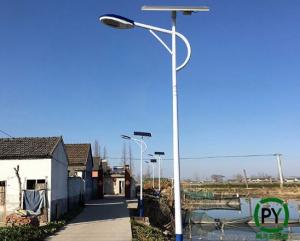 滄州6米太陽能路燈新農村建設少不了